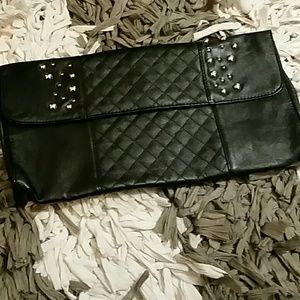 3/$20 Nwot Clutch blk purse w/ silver decor